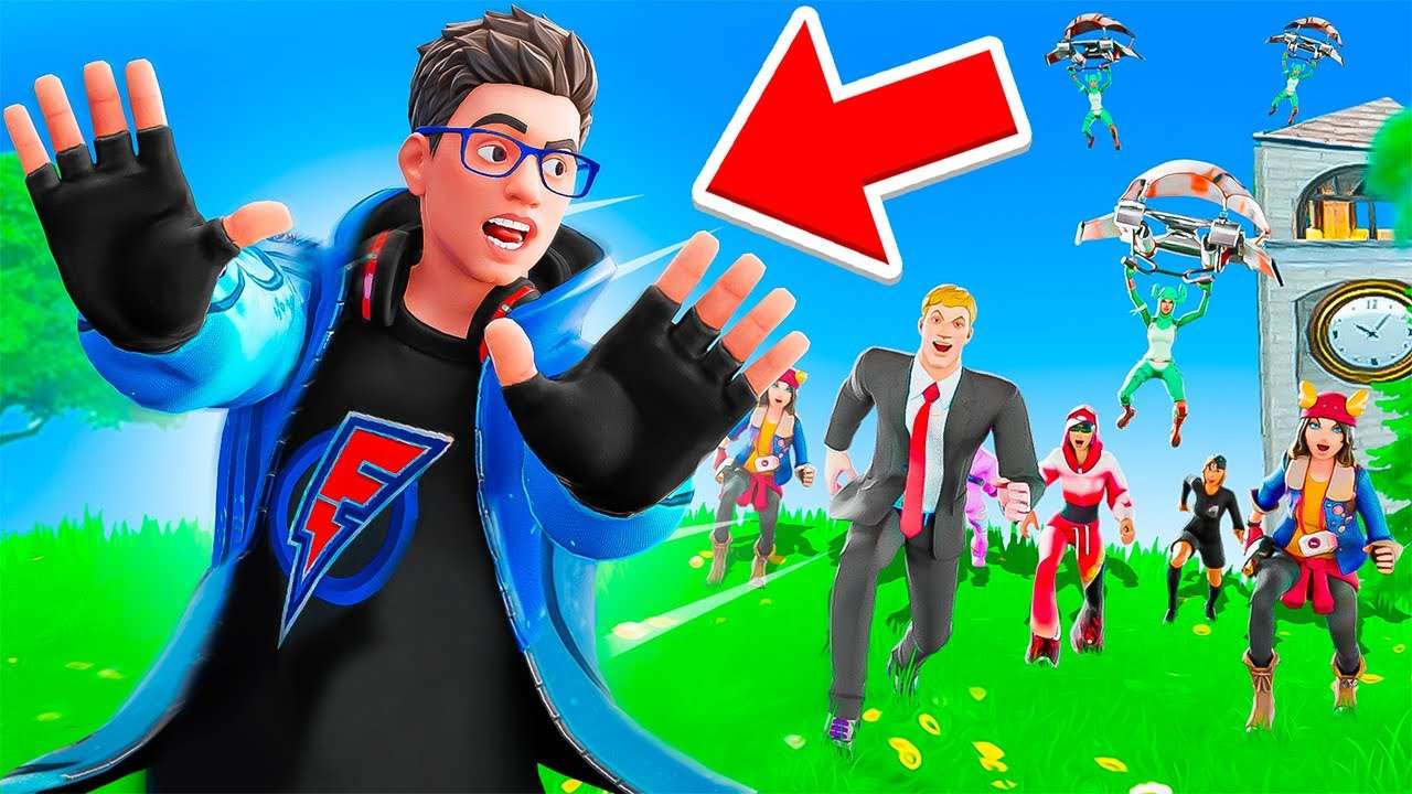 100 INSCRITOS VS EU NO FORTNITE!