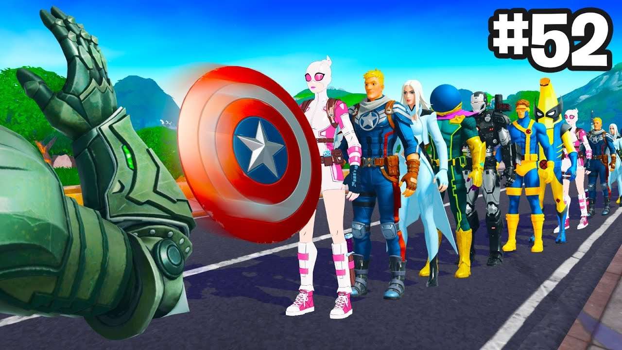 TESTEI os 58 MELHORES MITOS da NOVA TEMPORADA MARVEL no FORTNITE!