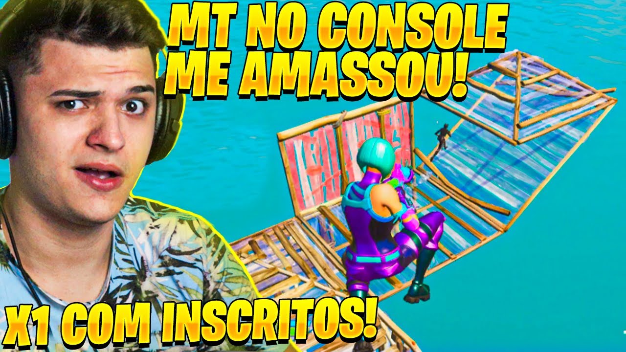 ELE É MOUSE E TECLADO NO CONSOLE E ME AMASSOU NO PC 240HZ! JOGANDO COM INSCRITOS ALEATORIOS!