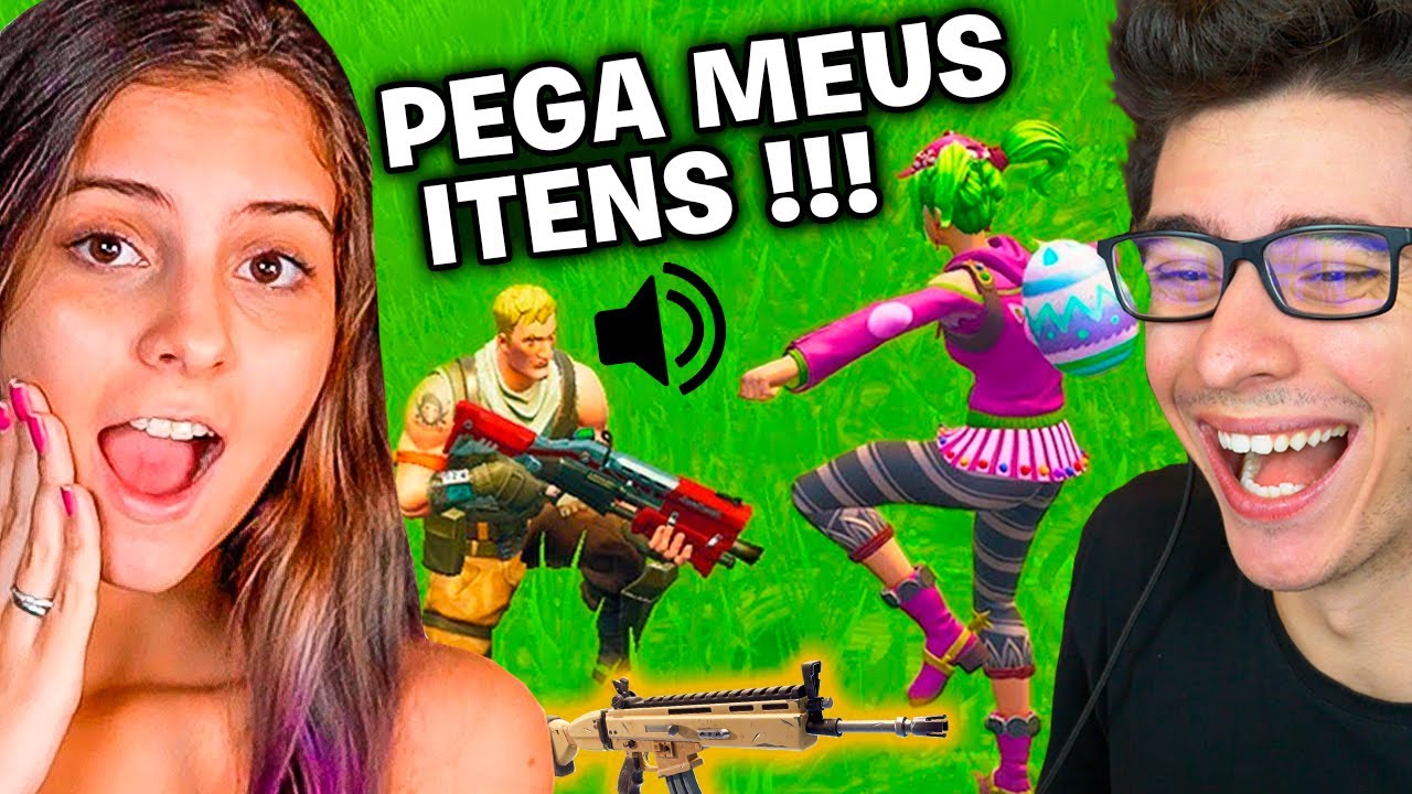 ELA FALA EU JOGO! COM A NOVA MENINA DA HERO BASE! FORTNITE