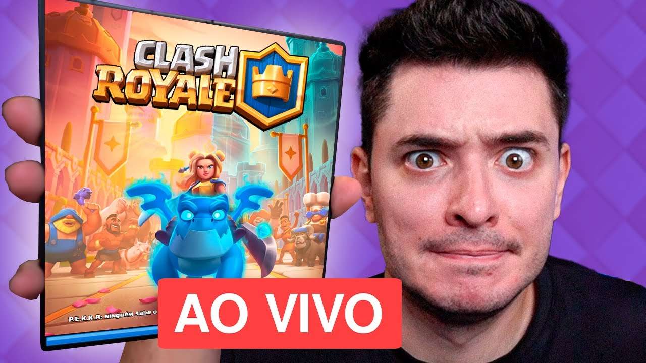 AO VIVO! ZERANDO O CLASH ROYALE!