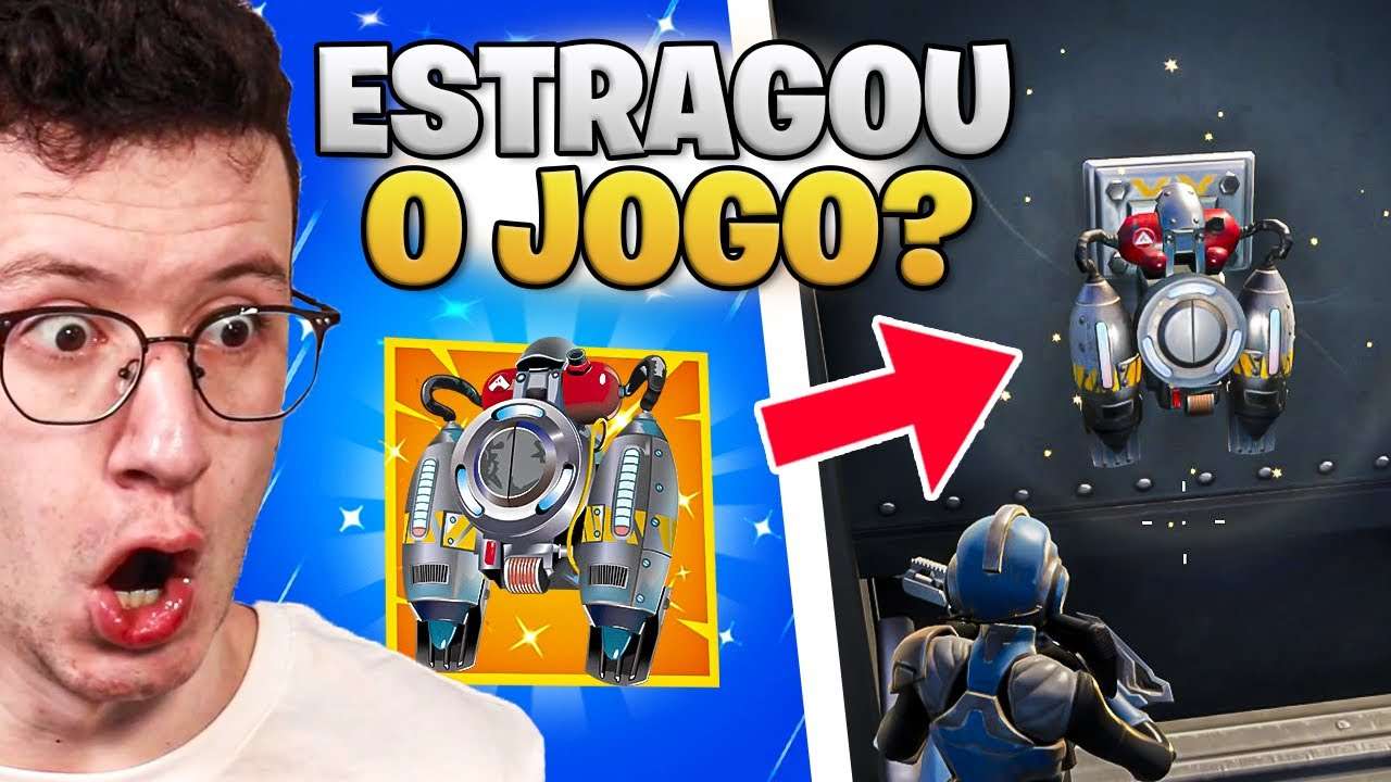 A *NOVA* MOCHILA A JATO QUEBROU O FORTNITE SEM CONSTRUÇÃO...