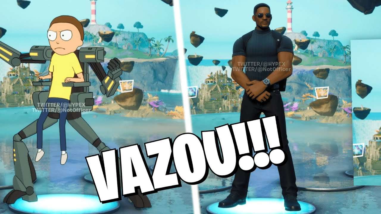 NOVAS SKINS DO MORTY E DO WILL SMITH FORAM VAZADAS NO FORTNITE!