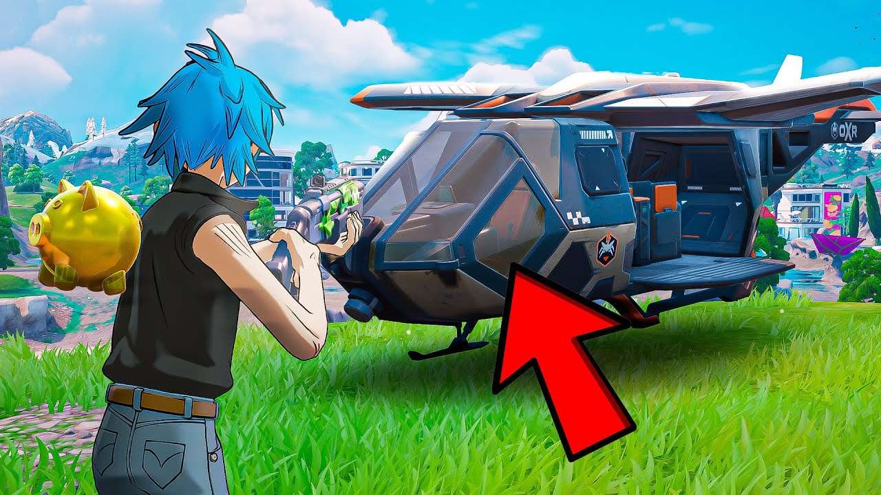 TESTEI O NOVO HELICÓPTERO NO FORTNITE!
