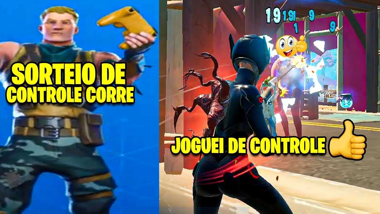 É MUITO FACIL JOGAR NO CONTROLE? 🤡 fortnite temporada 8 não aguento mais