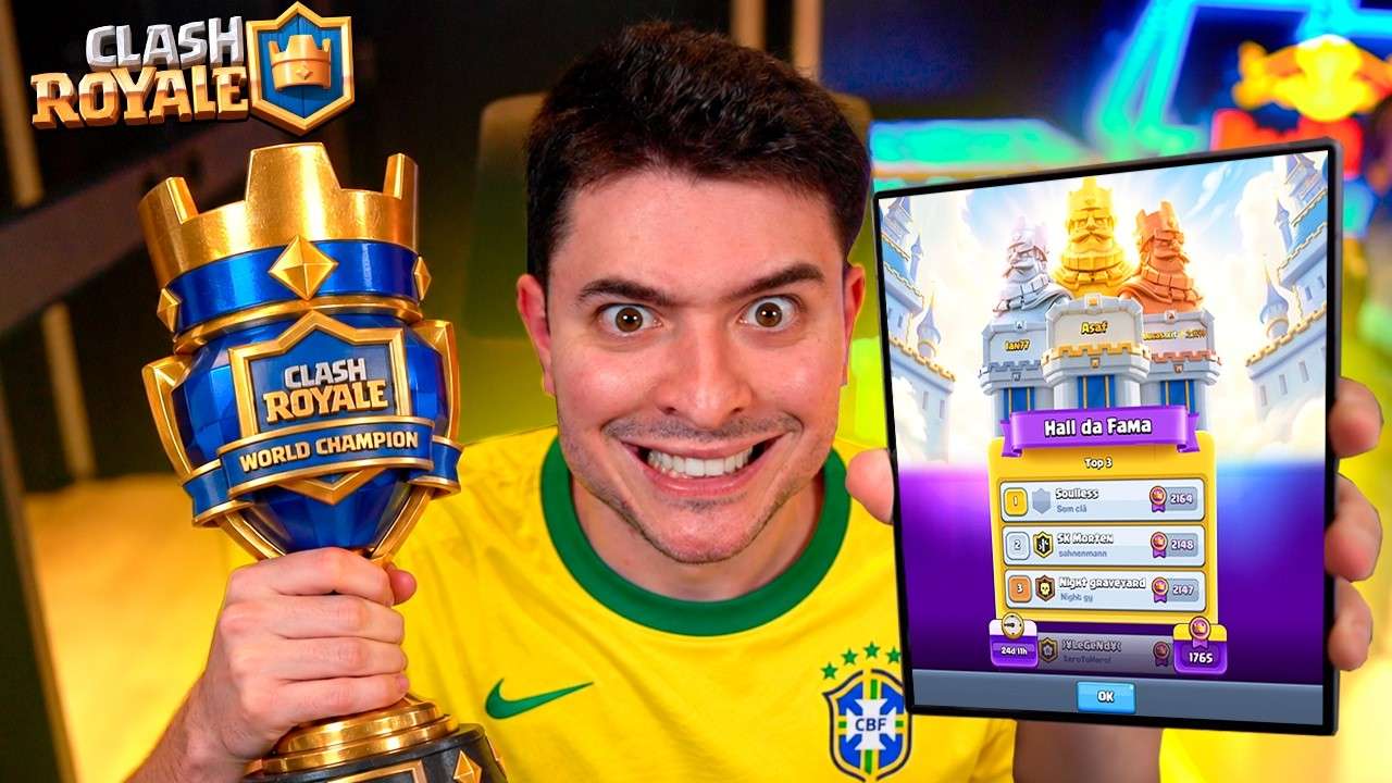 O TOP 1 BR DO CLASH ROYALE SERÁ MEU!