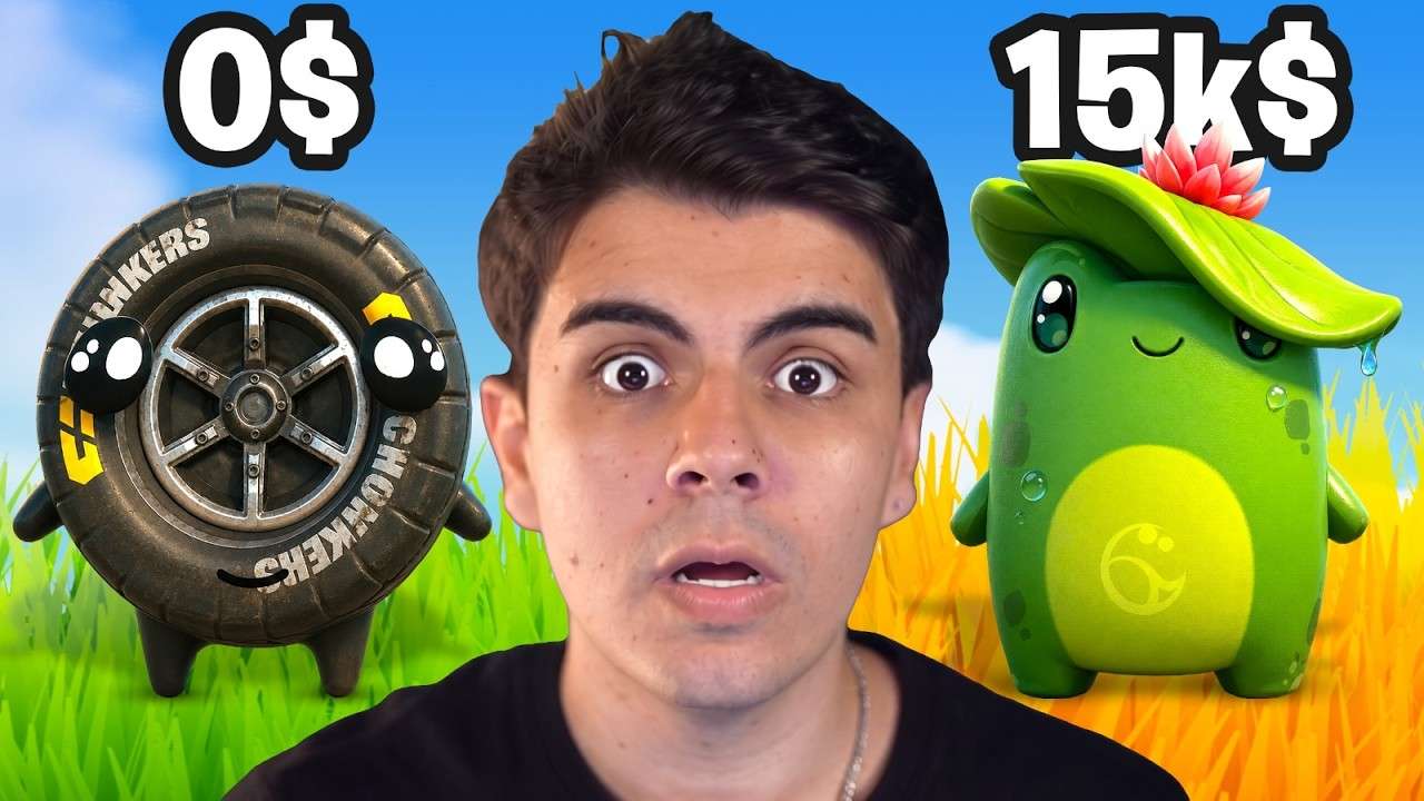 R$1 vs R$15.000 CONCURSO de ELEMENTAIS no Fortnite!