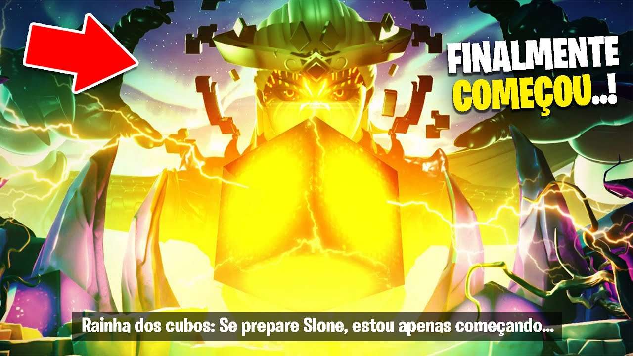 Começou Evento Ao Vivo da Rainha dos Cubos no Fortnite..! (Teoria)