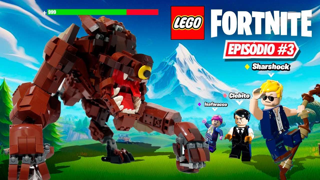 ENCONTRAMOS UM BOSS DRAGÃO NO LEGO FORTNITE EPISÓDIO #3