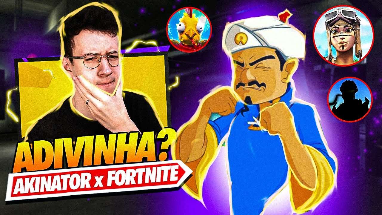 O AKINATOR CONSEGUE ACERTAR SKINS DE FORTNITE?