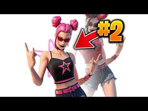 SAIU! SKINS MAIS UTILIZADAS DO FORTNITE ATÉ AGORA!