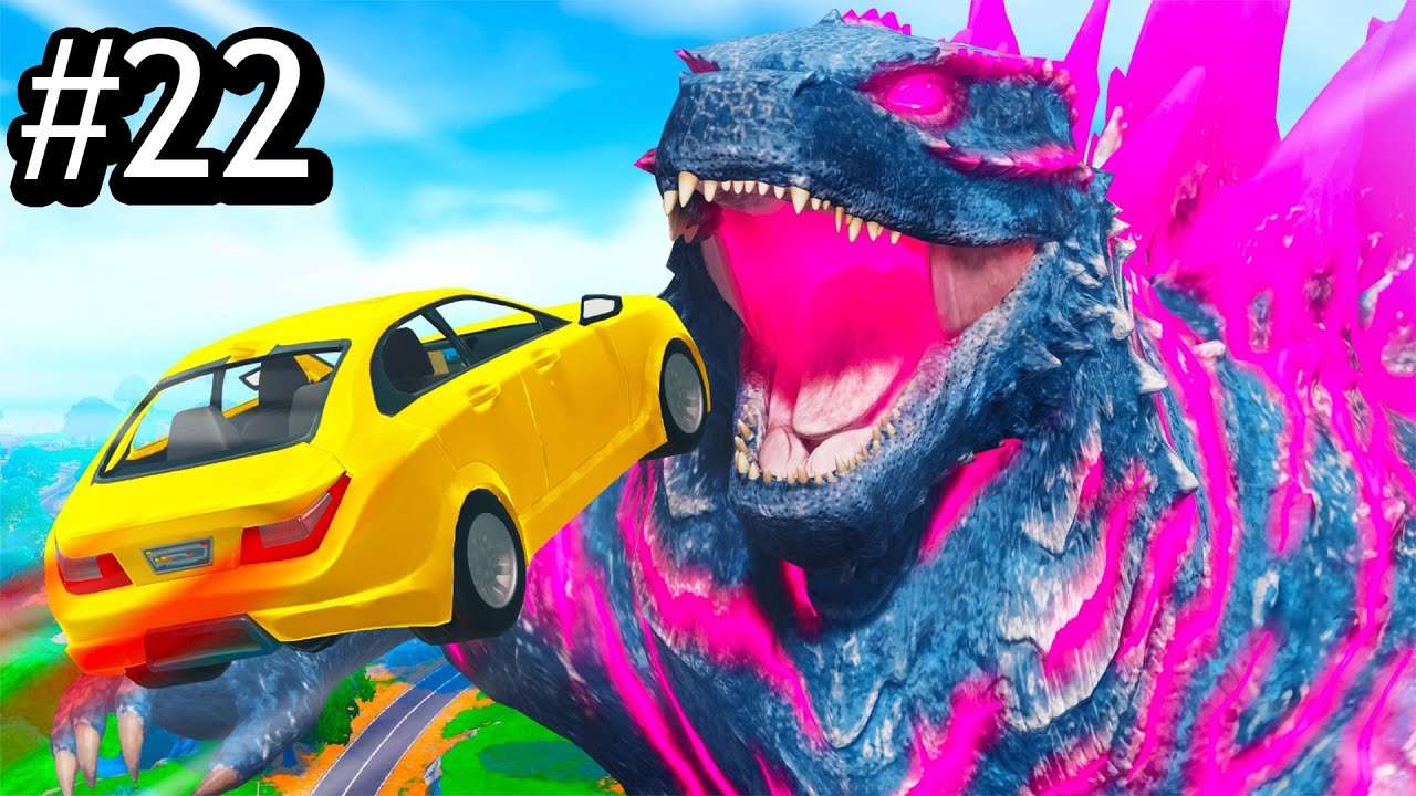 TESTEI os MELHORES MITOS do GODZILLA no FORTNITE!