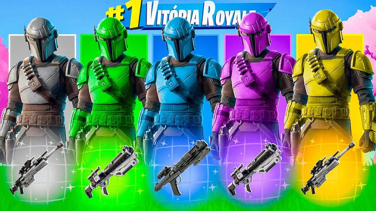 DESAFIO ALEATÓRIO dos MANDALORIANOS de STAR WARS Fortnite
