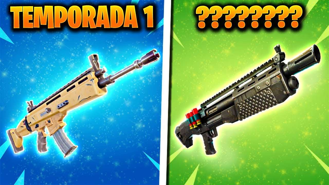 A ARMA MAIS ROUBADA DE CADA TEMPORADA DO FORTNITE!