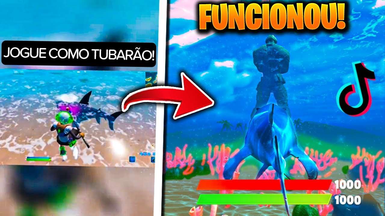 TESTEI TIKTOKS VIRAIS DE FORTNITE QUE PARECIAM FALSOS MAS...