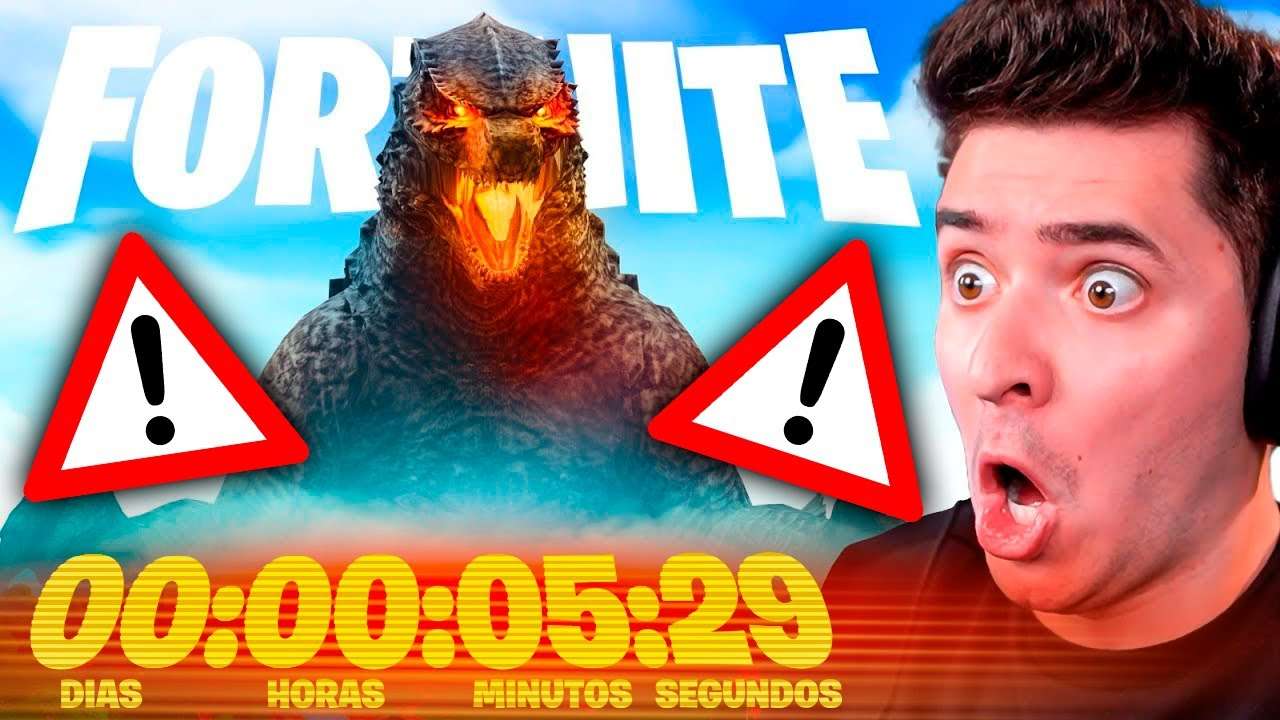 AGORA! EVENTO DO GODZILLA NO FORTNITE!