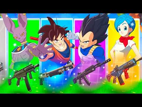 DESAFIO DO DRAGON BALL ALEATÓRIO NO FORTNITE *IMPOSSÍVEL*