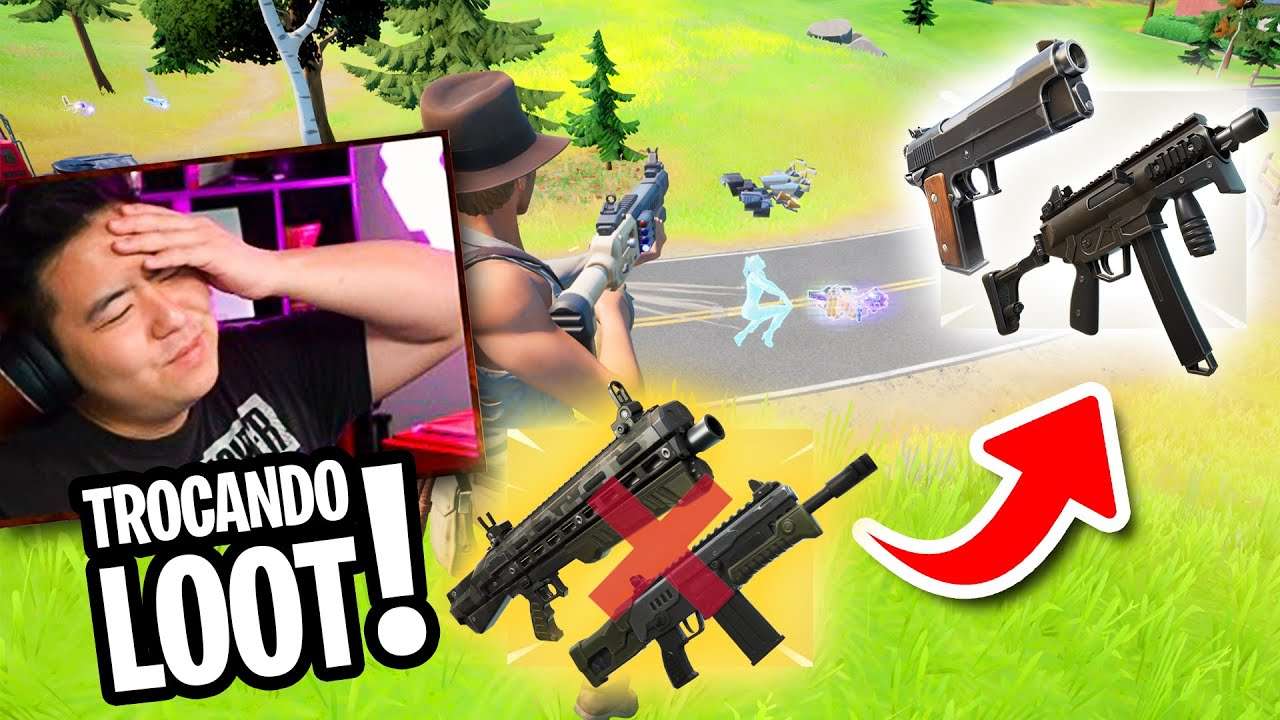 TROCANDO O LOOT COM O INIMIGO! *quase esqueci...!* | FORTNITE