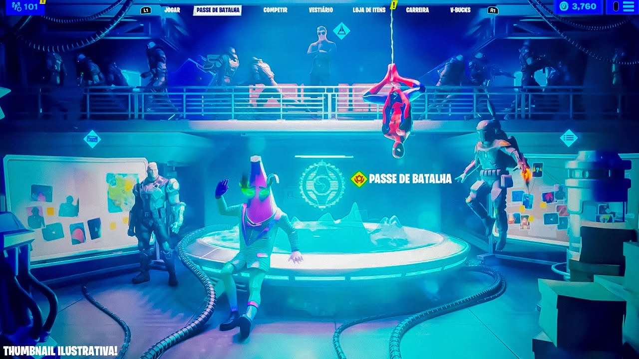 o Passe de Batalha do Capítulo 3 do Fortnite tinha que ser assim!