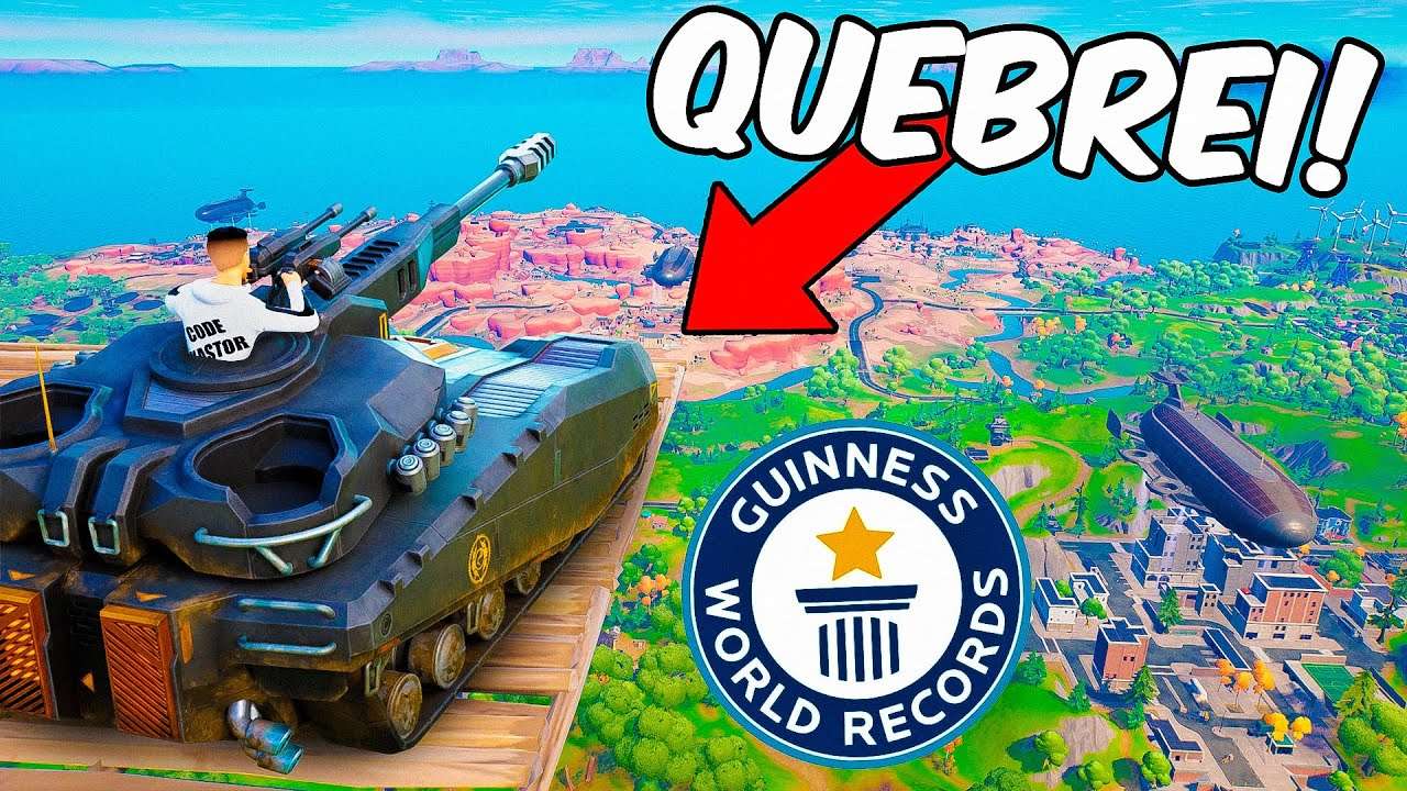 QUEBREI 5 RECORDES MUNDIAIS NA TEMPORADA 2 DO FORTNITE!