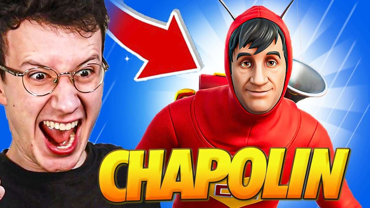 USEI A *NOVA* SKIN DO CHAPOLIN COLORADO ANTES DA HORA!! FORTNITE