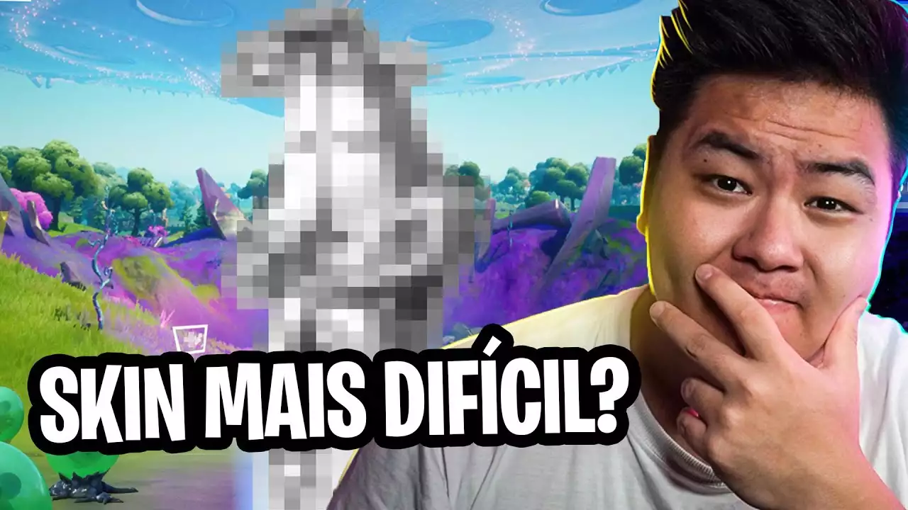 ESSA FOI A SKIN MAIS DIFÍCIL DO FORTNITE!! *é sério, foi mesmo.*