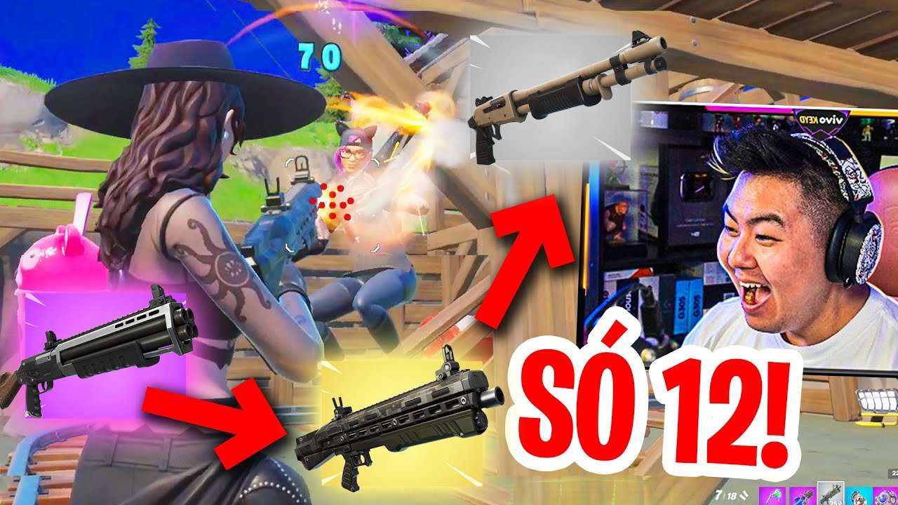 SÓ vale 12... e eu TENHO que TROCAR com o INIMIGO! | FORTNITE