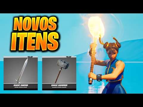 NOVOS ITENS DE ESPADA E MARTELO CHEGARAM NA ATUALIZAÇÃO SECRETA DO FORTNITE!