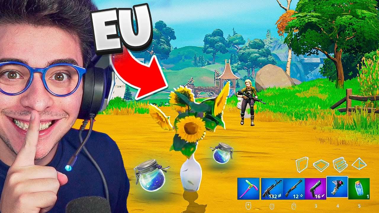 VIREI UMA PLANTA E TROLLEI GERAL! NOVO ITEM FORTNITE!