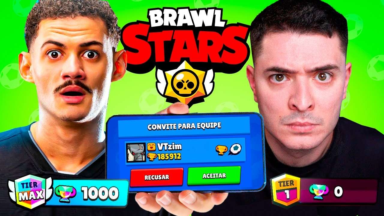 UM PRO PLAYER ME CHAMOU PARA A EQUIPE... Brawl Stars
