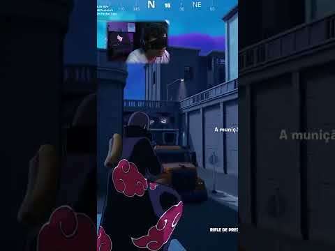 Fui desafio a jogar fortnite vendado #shorts #fortnite