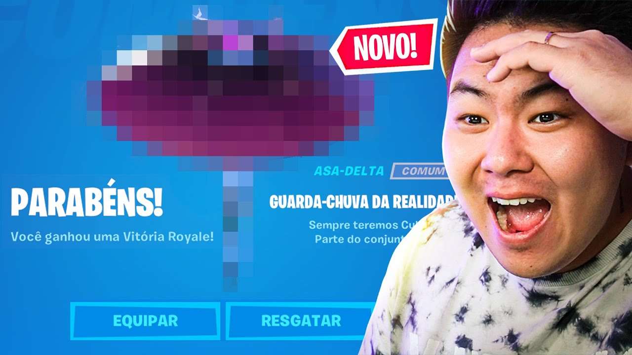 GANHEI O NOVO GUARDA-CHUVA DA VITÓRIA!! | FORTNITE