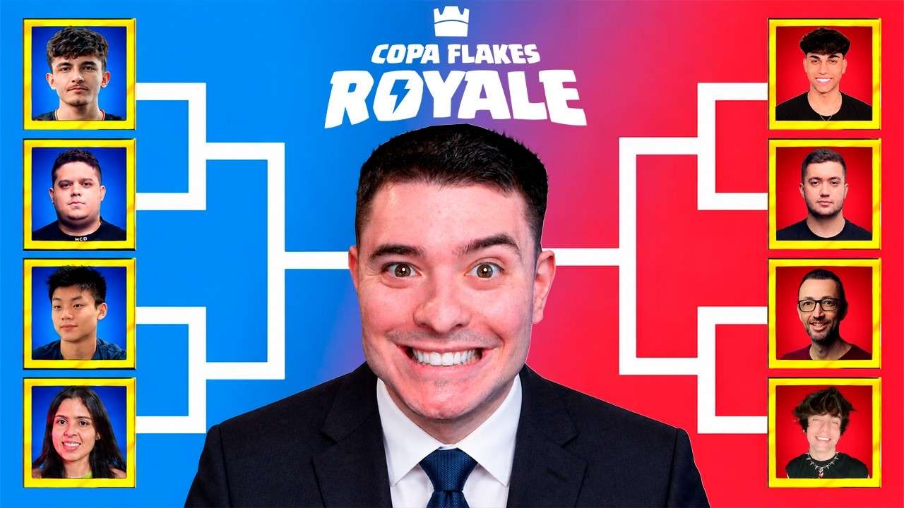 AO VIVO! PRIMEIRA COPA FLAKES DE CLASH ROYALE!