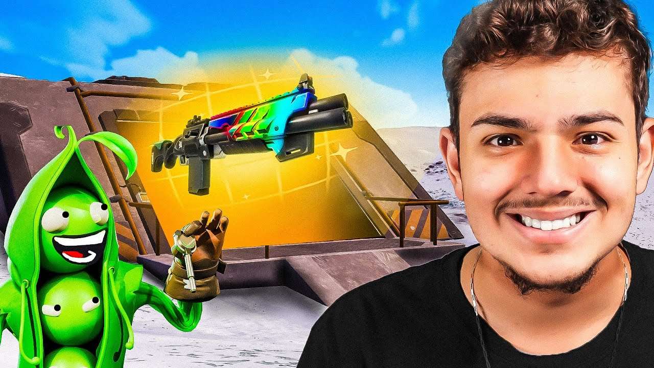 DESAFIO SÓ VALE ARMA DO BUNKER SECRETO NO FORTNITE!