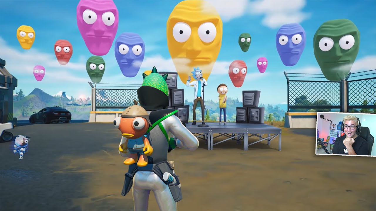 NOVO! EVENTO AO VIVO do RICK and MORTY No Fortnite..!?