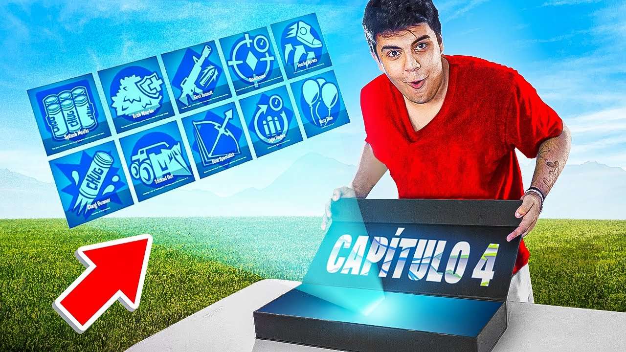 EPIC GAMES ME ENVIOU UMA CAIXA DO CAPÍTULO 4!