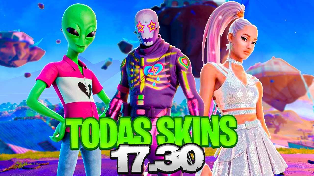 TODAS SKINS DA ATUALIZAÇÃO 17.30 VAZADAS do FORTNITE #shorts