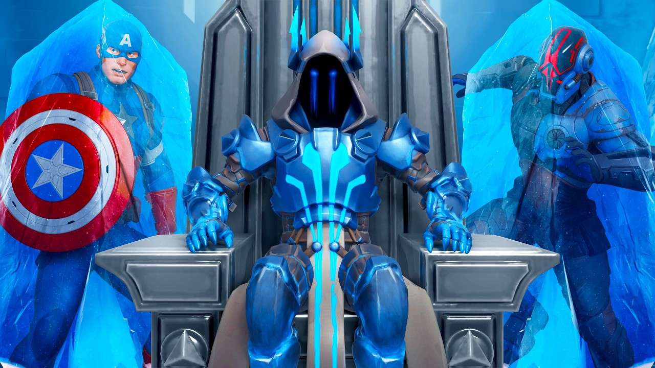A NOVA HISTÓRIA DO FORTNITE EXPLICADA! (Capitão América, Fundação e Rei de Gelo)