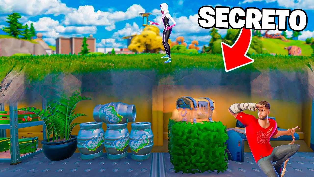 Só 4% dos Jogadores Foi Nesse LUGAR Secreto do Fortnite! Cofre Super Secreto!