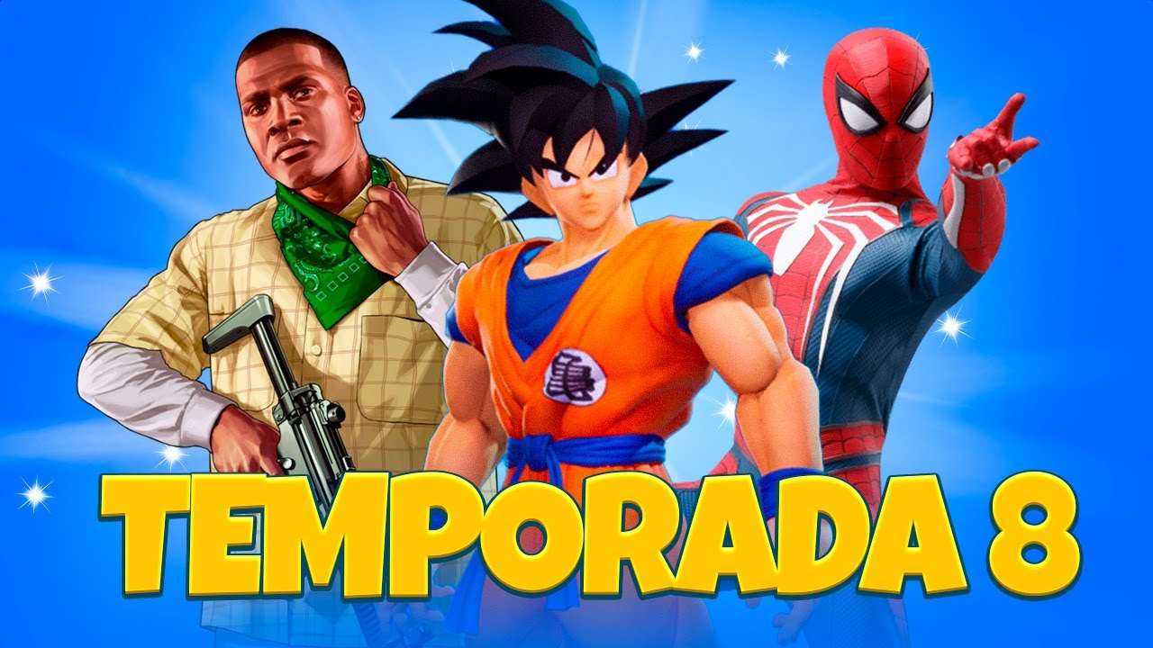 MELHORES SKINS PARA CHEGAR NO FORTNITE TEMPORADA 8