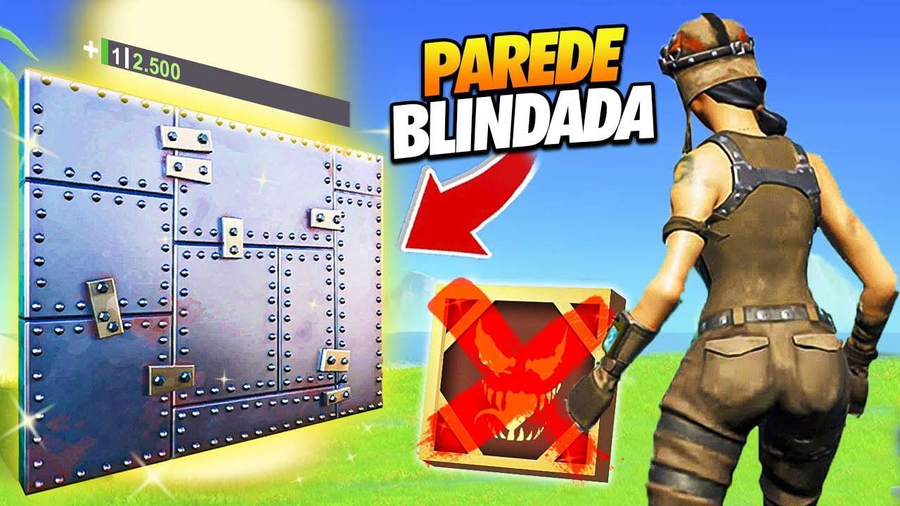 A NOVA PAREDE BLINDADA PODE SER DURA AS VEZES... - FORTNITE