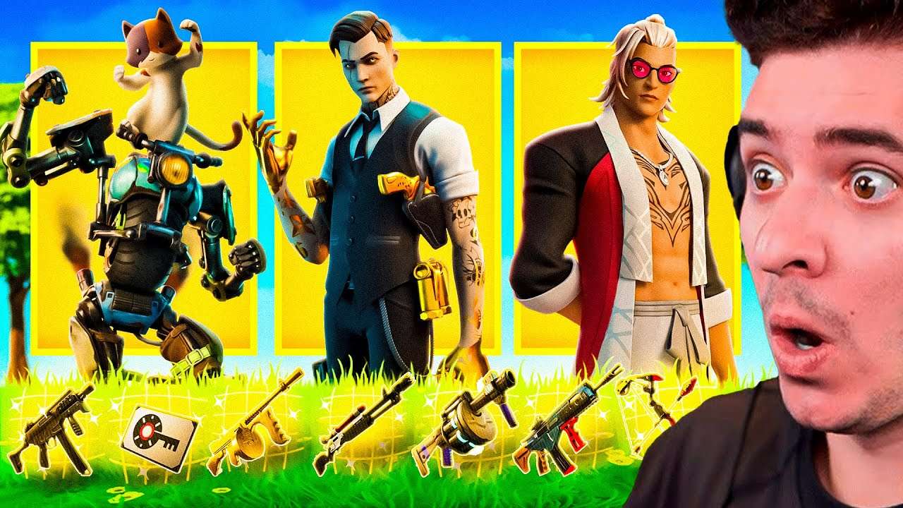 DESAFIO SÓ VALE ARMAS DOS CHEFÕES DO FORTNITE!