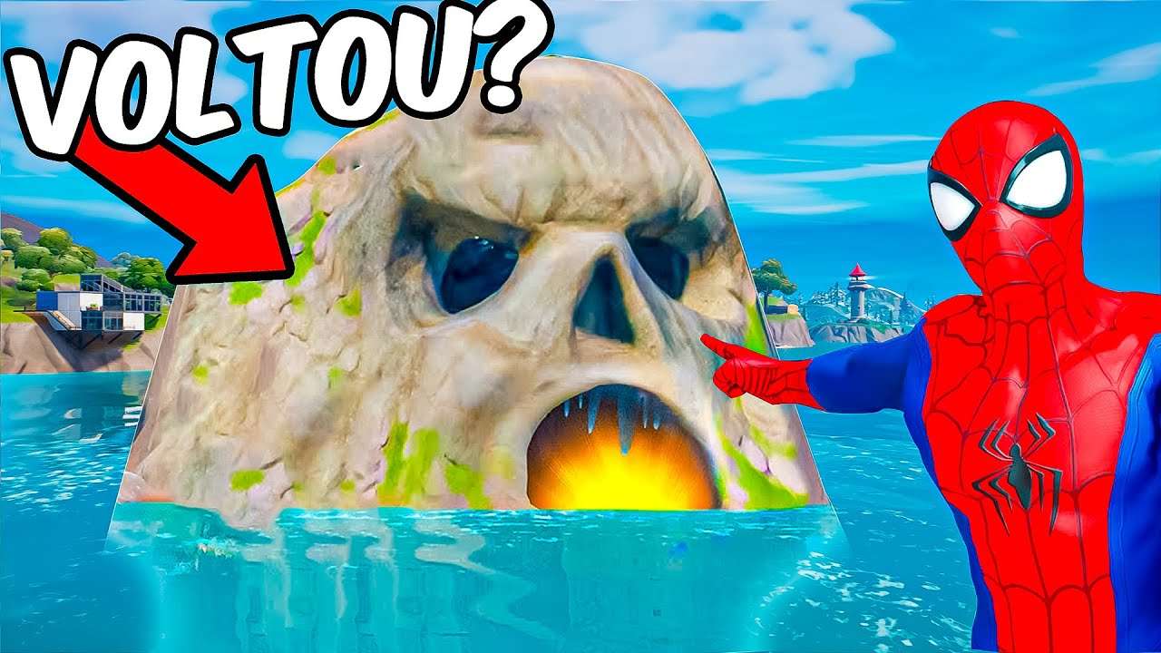 GRUTA ESTÁ NO MAPA DO FORTNITE?! Nova Atualização do Fortnite! (Secreto)