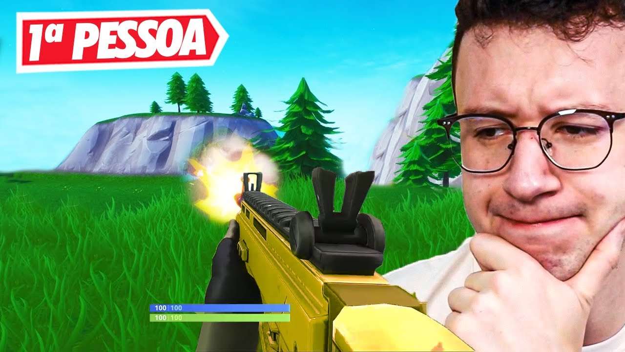 O MODO EM 1ª PESSOA VAI MUDAR O FORTNITE PRA SEMPRE!