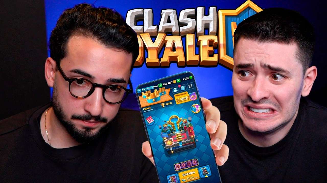 MEU IRMÃO ESTÁ VICIADO EM CLASH ROYALE!