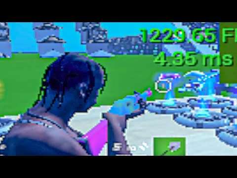 JOGUEI FORTNITE COM A MENOR RESOLUÇÃO POSSÍVEL...