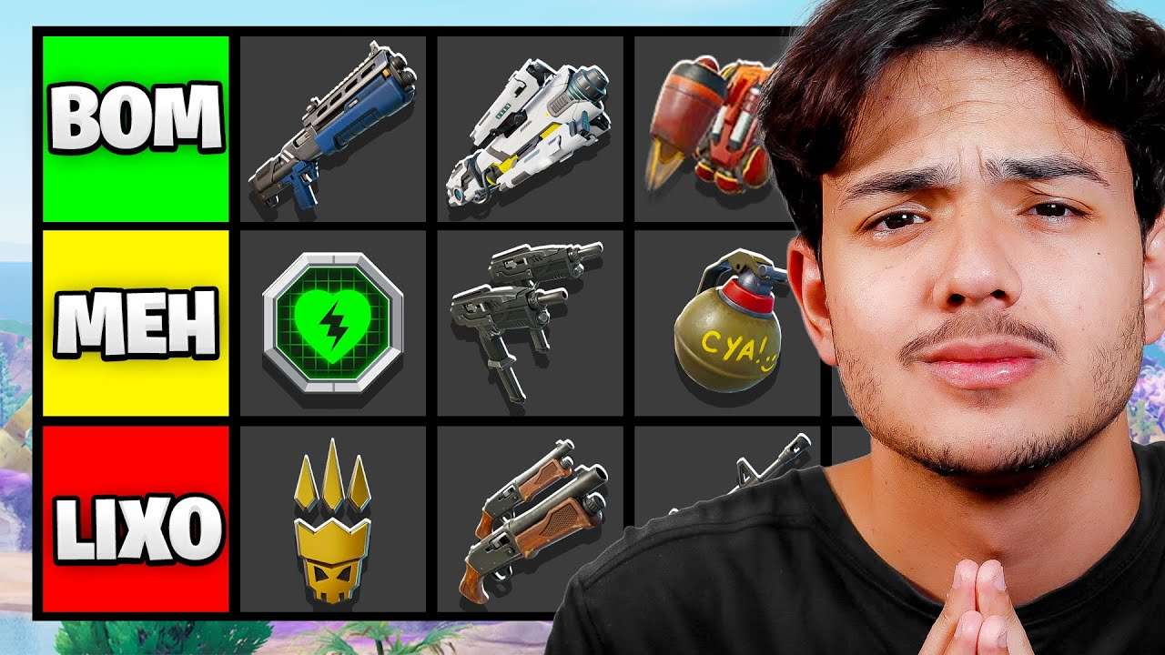Classifiquei TODAS as Armas do CAPÍTULO 7 Fortnite!