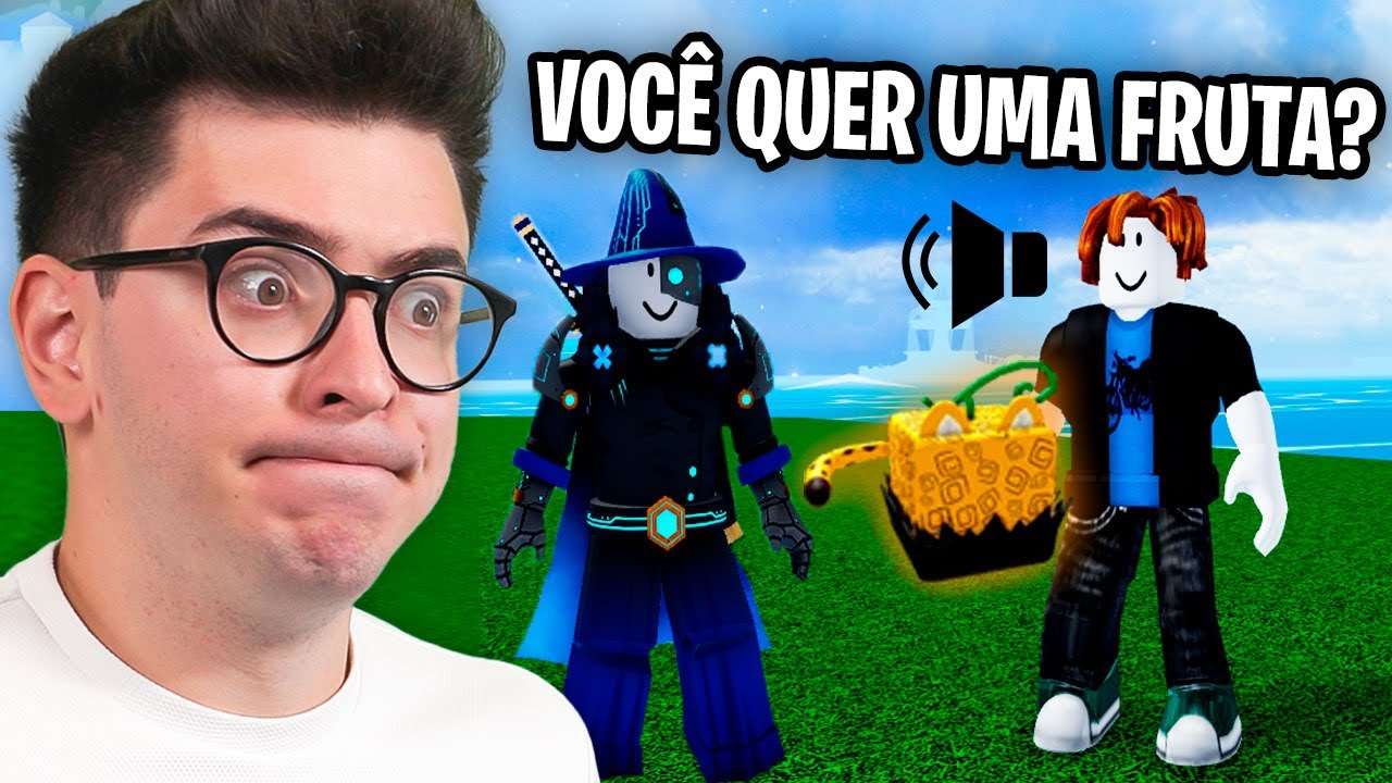 UMA CRIANÇA HUMILDE ME AJUDOU NO BLOX FRUITS!