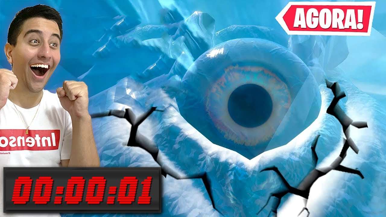 AGORA! O Pico Polar está QUEBRANDO AO VIVO! Evento ao Vivo Fortnite e GODZILLA 2