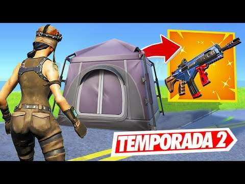 JOGUEI COM UMA ARMA *PROIBIDA* NA TEMPORADA 2 DO CAPÍTULO 3 - FORTNITE